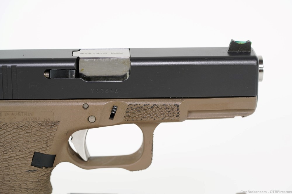 Glock 19 Gen 3 FDE Frame Zev Trigger Stippled Bar-Sto barrel 9mm-img-4