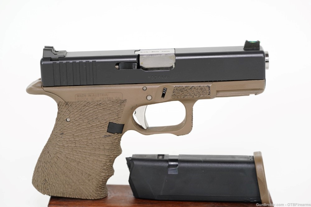 Glock 19 Gen 3 FDE Frame Zev Trigger Stippled Bar-Sto barrel 9mm-img-2