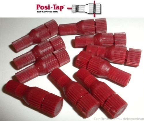 Posi-Tap 20-22 AWG MINI Wire TAP RED QUICK Reusable, 10PK PTA2022MINIX10-img-0