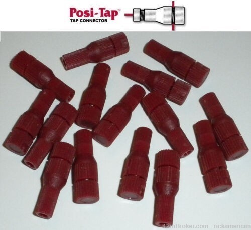 Posi-Tap 20-22 AWG MINI Wire TAP RED QUICK Reusable, 15PK  PTA2022MINIX15-img-0