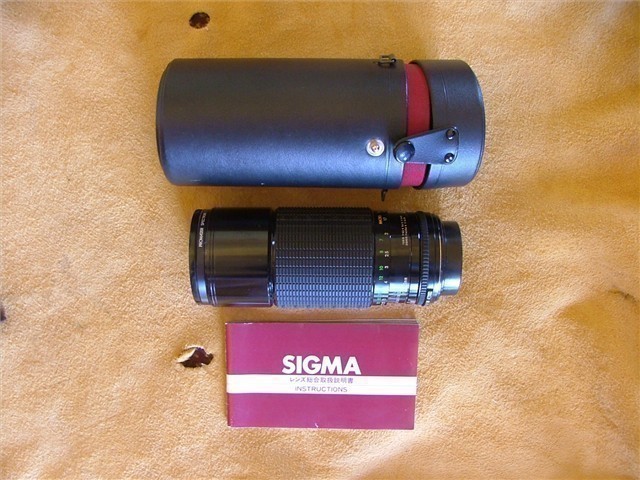 camera lens sigma  pentax zoom and case-img-0