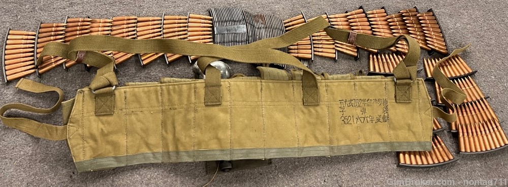 Chinese Surplus 7.62x39 ammo on SKS Strippers, Bandoliers, cleaning kit-img-11