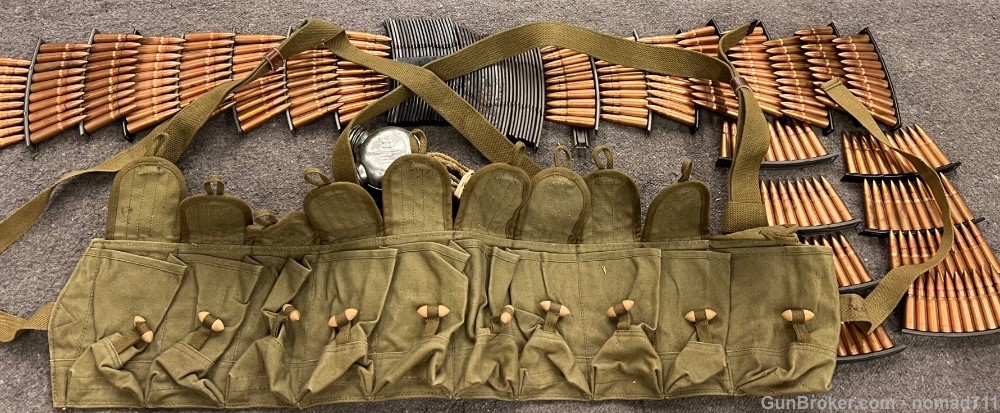 Chinese Surplus 7.62x39 ammo on SKS Strippers, Bandoliers, cleaning kit-img-10