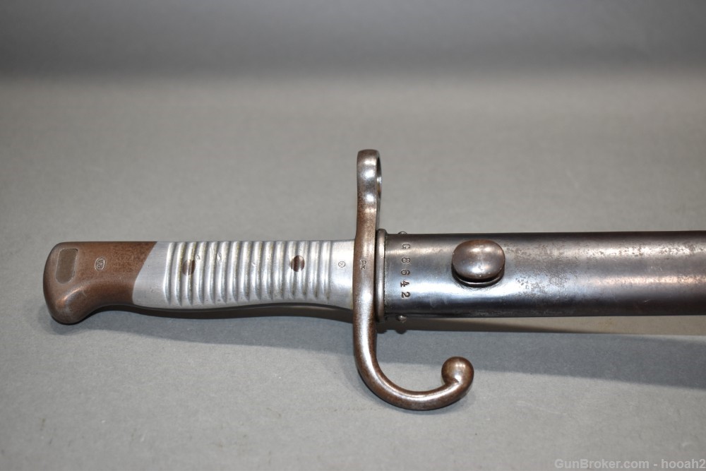 Argentine Model 1891 Bayonet W Matching Scabbard Solingen-img-4