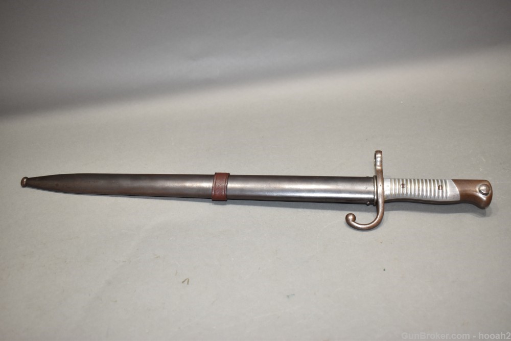 Argentine Model 1891 Bayonet W Matching Scabbard Solingen-img-0