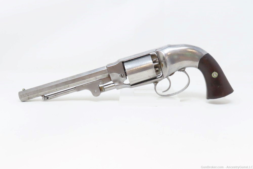CIVIL WAR Antique U.S. RAYMOND & ROBITAILLE Pettengill .44 ARMY Revolver   -img-1