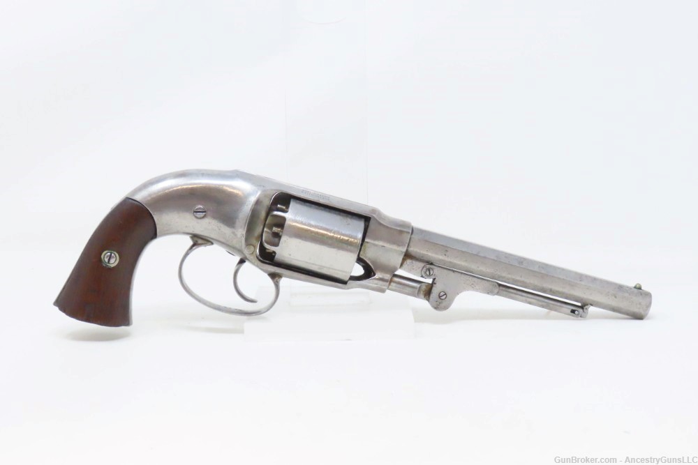 CIVIL WAR Antique U.S. RAYMOND & ROBITAILLE Pettengill .44 ARMY Revolver   -img-14
