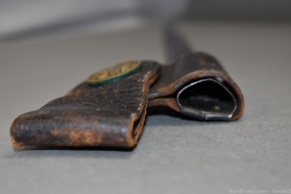 US 1873 Trapdoor Socket Bayonet W Scabbard Frog READ-img-7