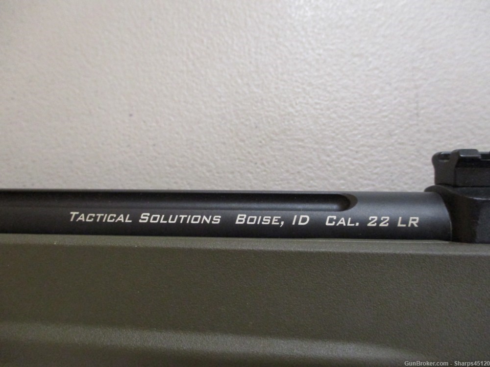 Custom Ruger 10/22 Tactical Solutions X-RING Barrel + Hunter X-22 Green-img-2