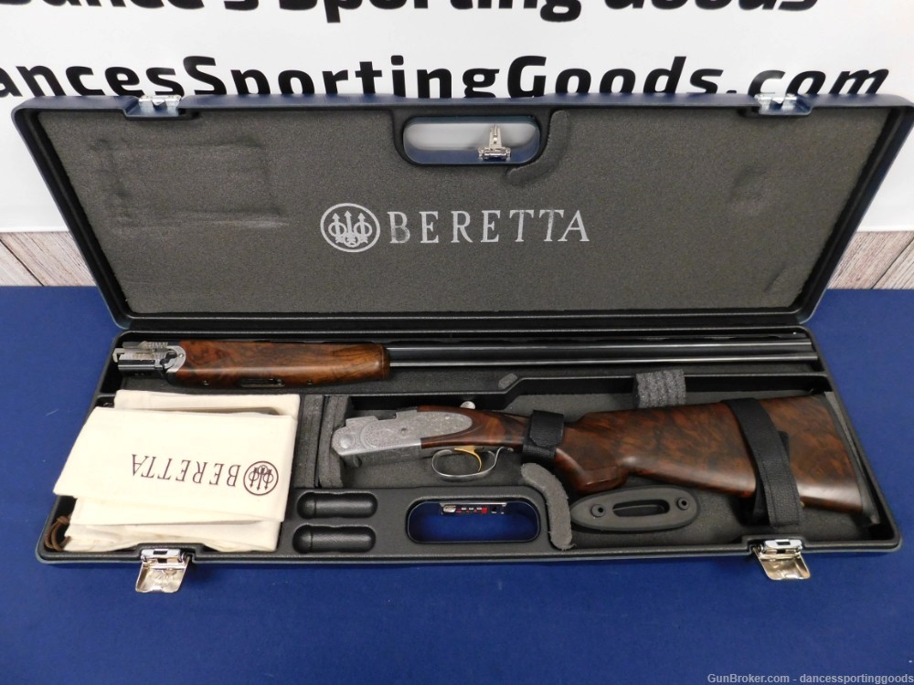 RARE Beretta 687EELL 410 30" Sporting Scroll Engrave Like New In Box-img-0