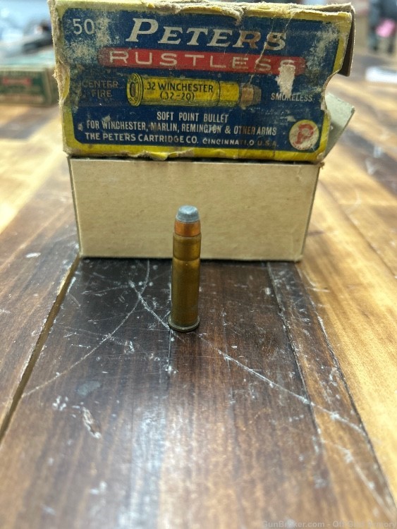 32-20 Peters Rustless .32 Winchester smokeless FULL BOX-img-1