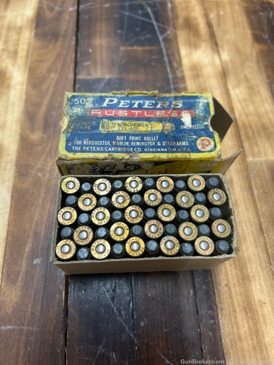 32-20 Peters Rustless .32 Winchester smokeless FULL BOX-img-0