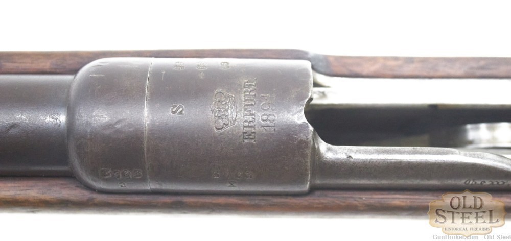 Mauser Erfurt Antique Gewehr 88 Commissioner 1888 Mfg 1891 8MM GEW88-img-28