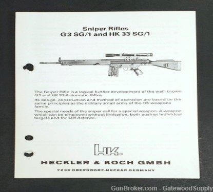HECKLER AND KOCH PRODUCT GUIDE - G3 SG/1 AND HK33 SG/1-img-0