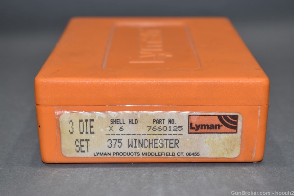 Lyman Full Length 375 Winchester 3 Die Set-img-1