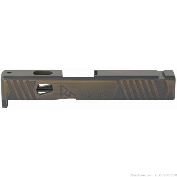 Rival Arms Glock 43 43X G43 G43X 9mm Stripped Slide A1 Battle Bronze-img-6