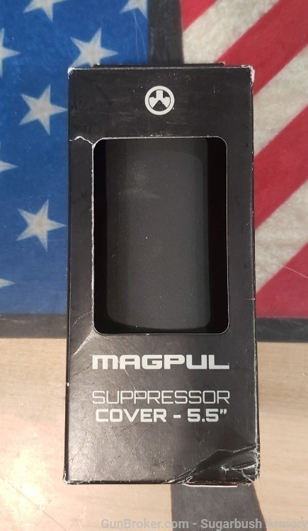 MagPul Suppressor Cover 5.5" Black FACTORY NEW  no cc fees-img-0