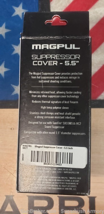 MagPul Suppressor Cover 5.5" MAG781 FDE  FACTORY NEW no cc fees-img-3