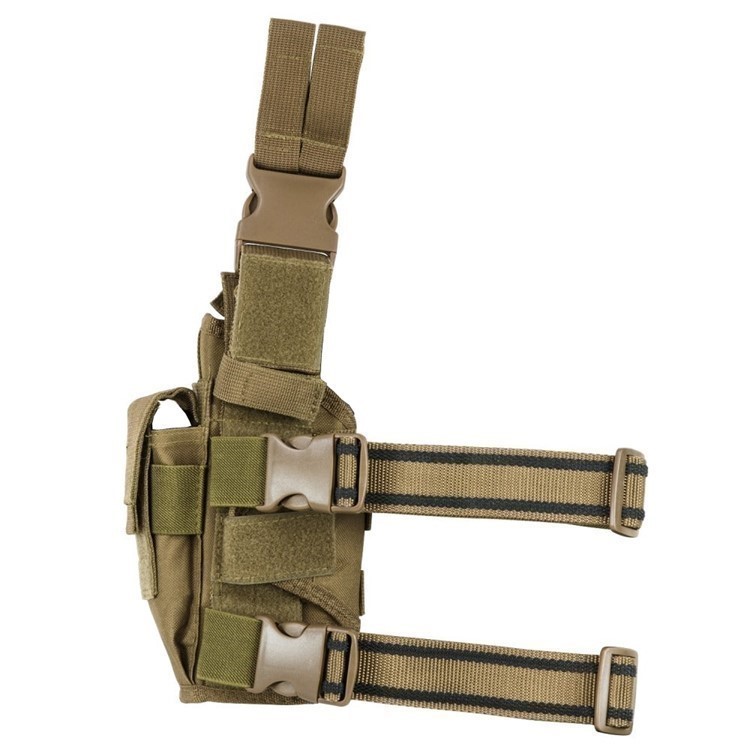 Tan Drop Leg Thigh Holster for Full Size Ruger P85 P89 P90 P92 P95 Pistol-img-1