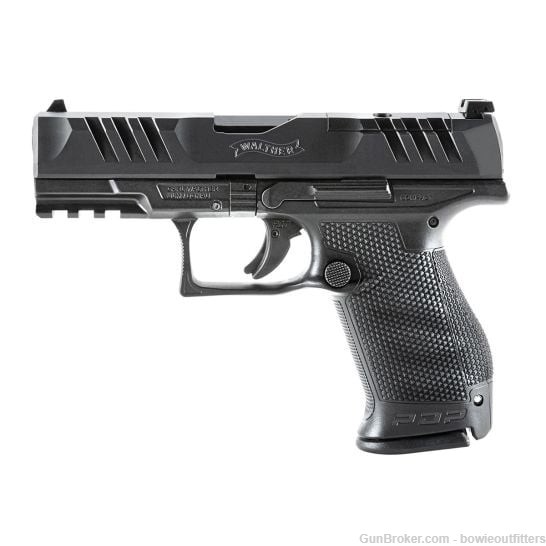 WALTHER PDP 4" COMPACT OPTICS READY 9MM PISTOL, BLACK -img-0