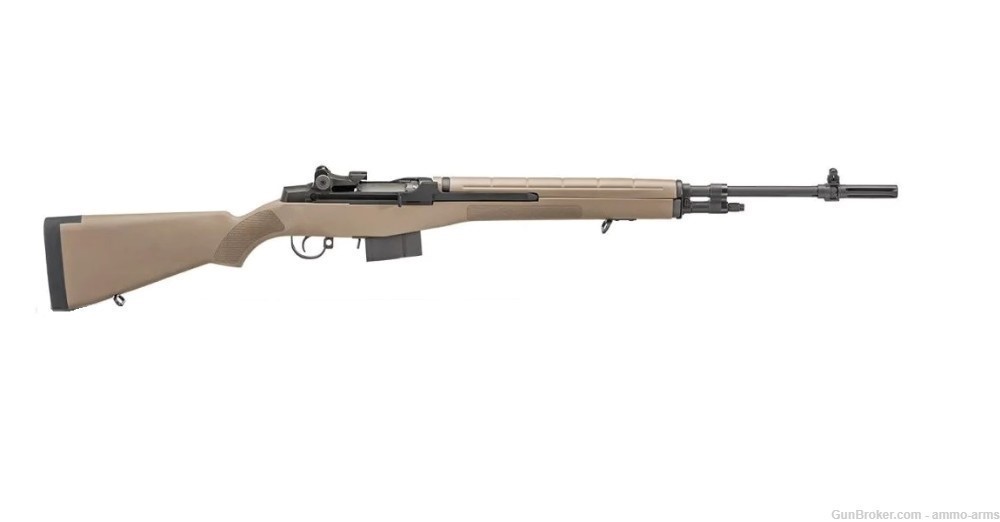 Springfield Armory M1A Standard Issue 7.62 NATO 22" Desert FDE MA9120-img-1