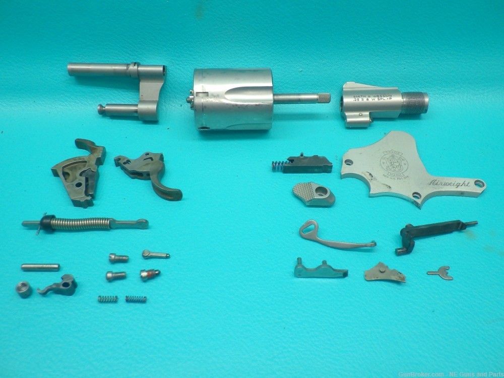 Smith & Wesson 637 .38spl +P 1.87'bbl Stainless Steel Repair Parts -img-0