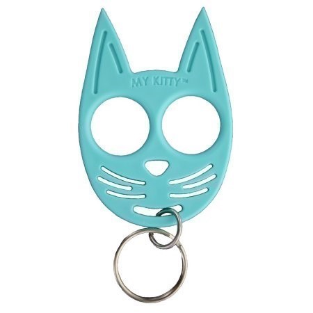 My Kitty Self Defense Keychain-Aqua-US Made-img-0
