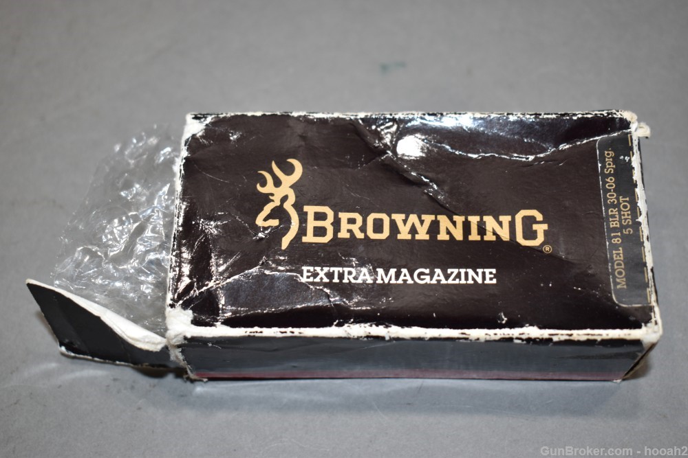 Discontinued Browning BLR 81 5 Rd 30-06 Lever Action Rifle Magazine W Box-img-0