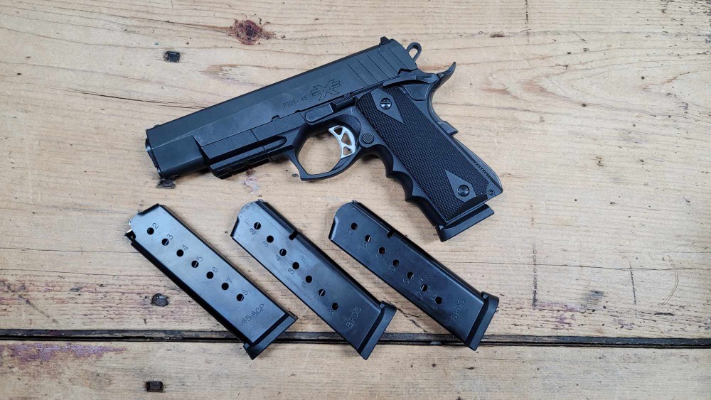ATI 1911 FXH - 45 pistol with 4 mags and box Moxie-img-0