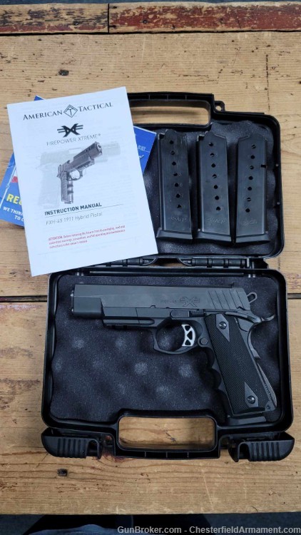 ATI 1911 FXH - 45 pistol with 4 mags and box Moxie-img-1