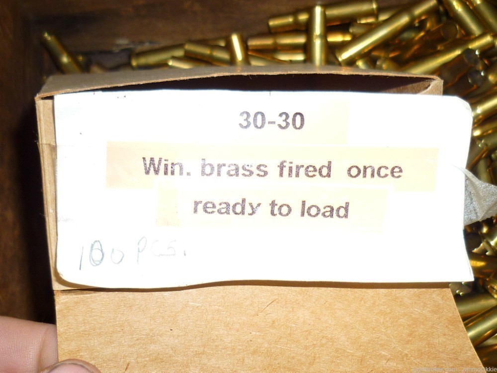 50ct - ONCE FIRED n PROCESSED - 30-30 Win - BRASS - 30 WCF Winchester-img-10