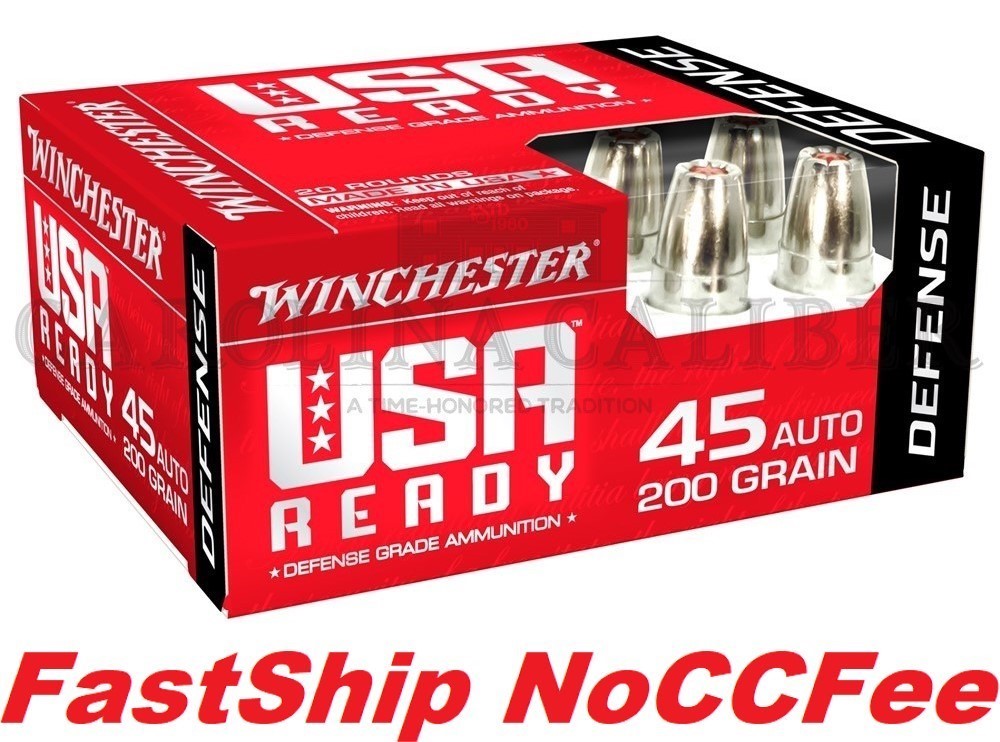 WINCHESTER 45ACP 200GR. USA READY HEX-VENT HP RED45HP-img-0