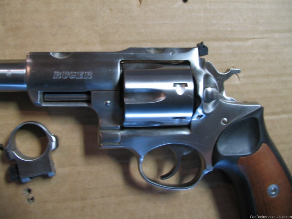 Ruger Super Redhawk 44 Mag, 7 1/2" BBL, Stainless Ex. Condition-img-1