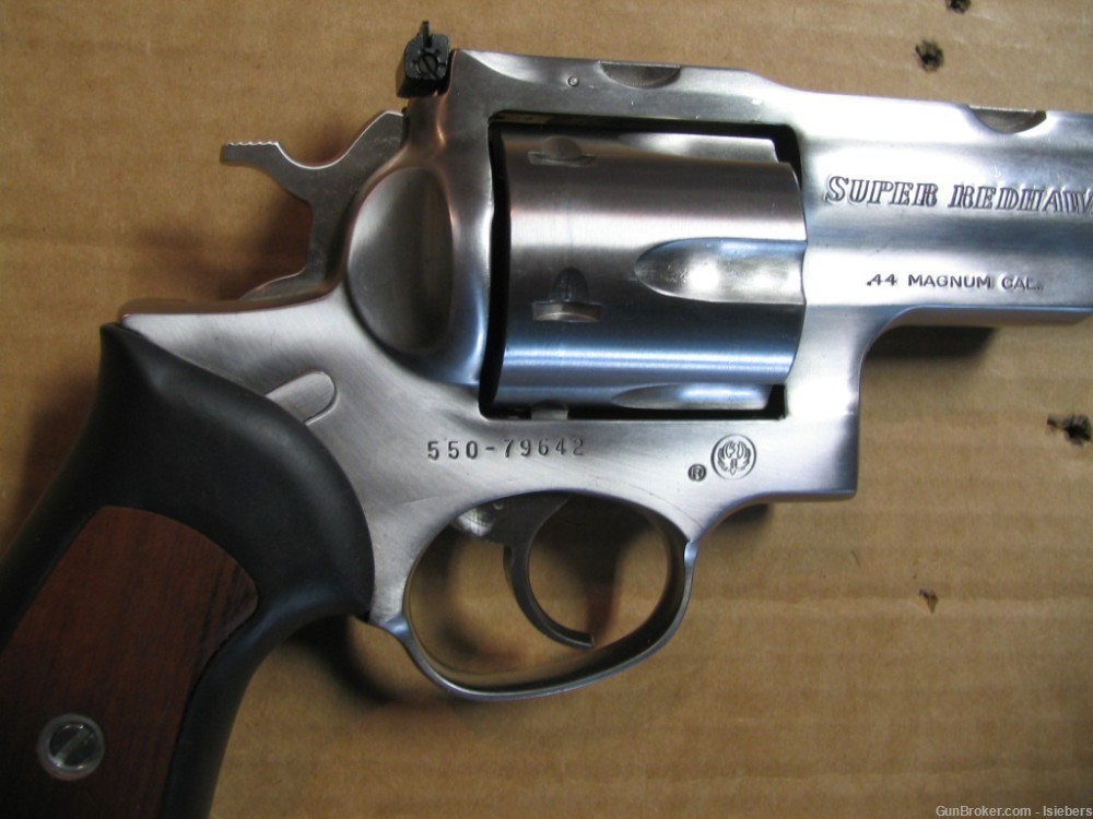 Ruger Super Redhawk 44 Mag, 7 1/2" BBL, Stainless Ex. Condition-img-3