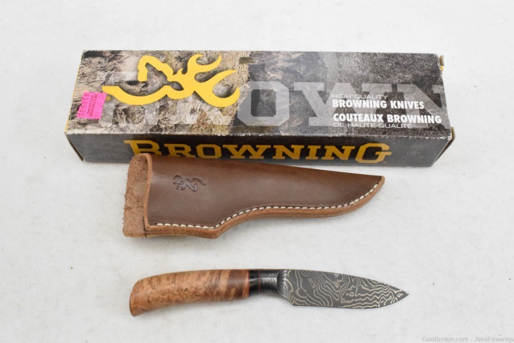 NEW - BROWNING STORM FRONT DAMASCUS DROP POINT 3.5" - #322219-img-0