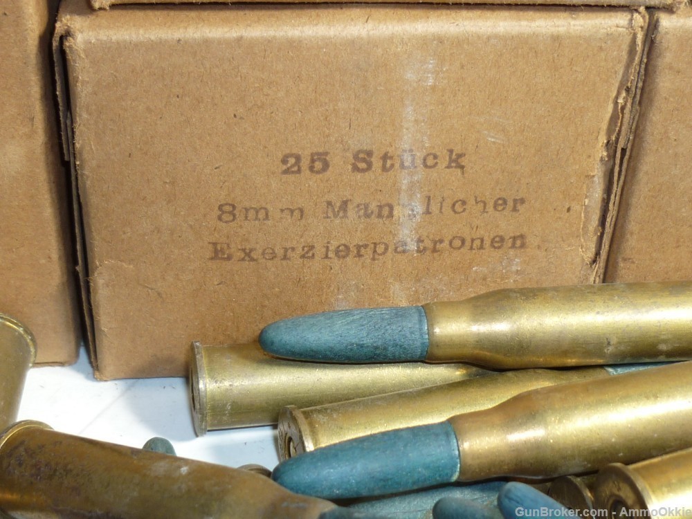 5rd EXERZIERPATRONEN Wood Bullet Blanks 8x50r Mannlicher-img-8
