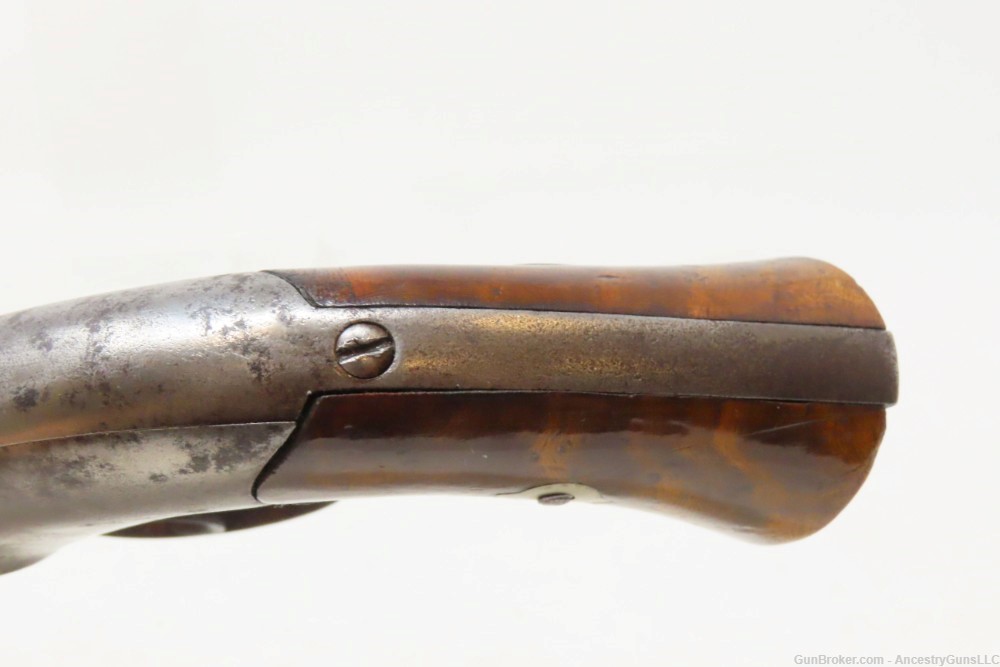SCARCE CIVIL WAR Antique Raymond & Robitaille PETTENGILL .34 NAVY Revolver -img-6