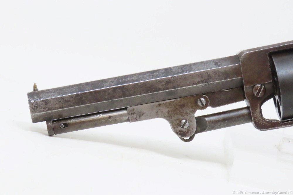 SCARCE CIVIL WAR Antique Raymond & Robitaille PETTENGILL .34 NAVY Revolver -img-4