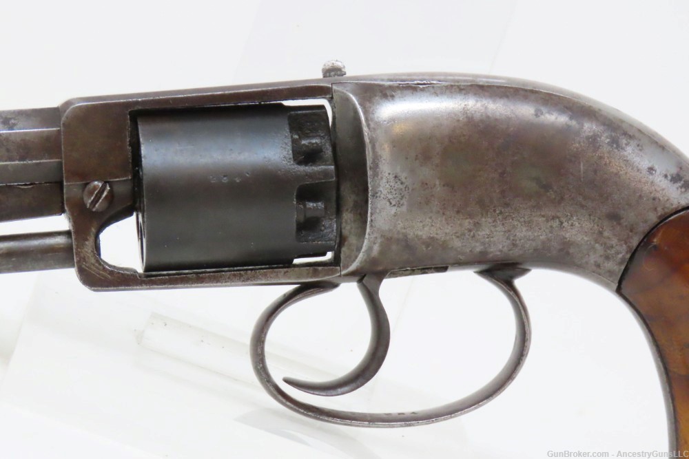 SCARCE CIVIL WAR Antique Raymond & Robitaille PETTENGILL .34 NAVY Revolver -img-3