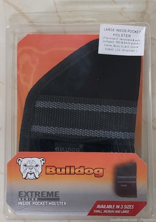 Bulldog Extreme Series Inside the Pocket Holster (Large)-img-0