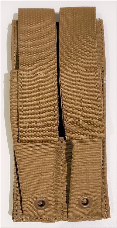HK MP5 SP5 SP89 Double Magazine MOLLE Pouch Coyote Brown Mag Pocket 9mm H&K-img-0
