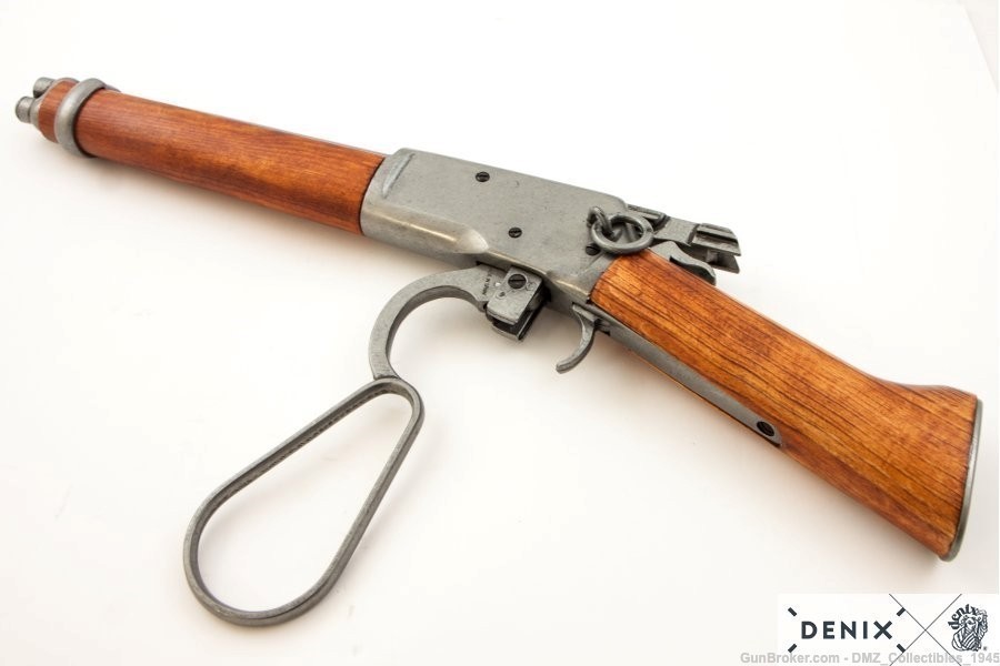Old West Replica Mare's Leg Rifle Non Firing Gun + Holster by Denix-img-3