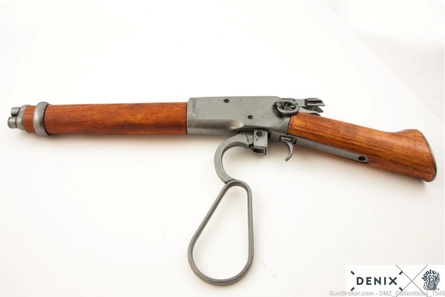 Old West Replica Mare's Leg Rifle Non Firing Gun + Holster by Denix-img-0