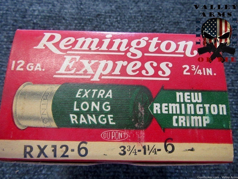 VINTAGE REMINGTON EXPRESS 12 GAUGE SHOTSHELLS NEW IN ORIGINAL BOX -img-0