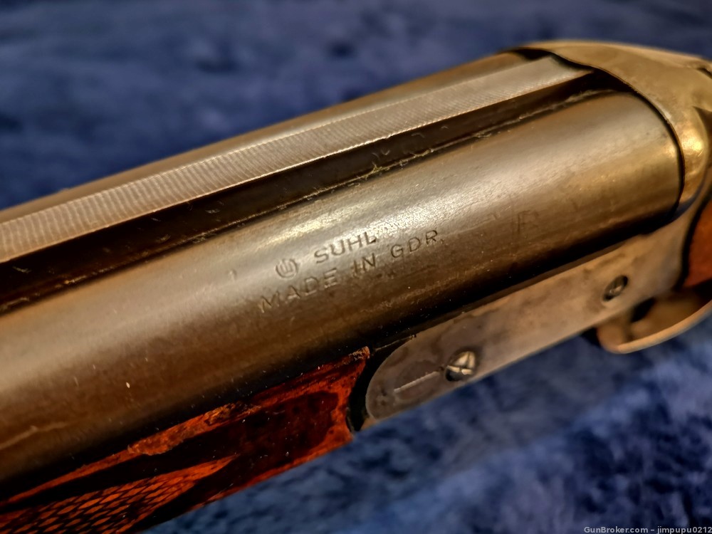 Made in GDR (East Germany), Suhl Special- Gewehrlaufstahl12 GA SXS shotgun-img-9