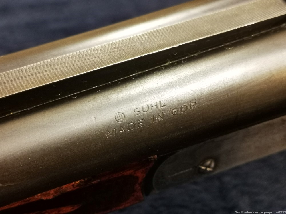 Made in GDR (East Germany), Suhl Special- Gewehrlaufstahl12 GA SXS shotgun-img-0