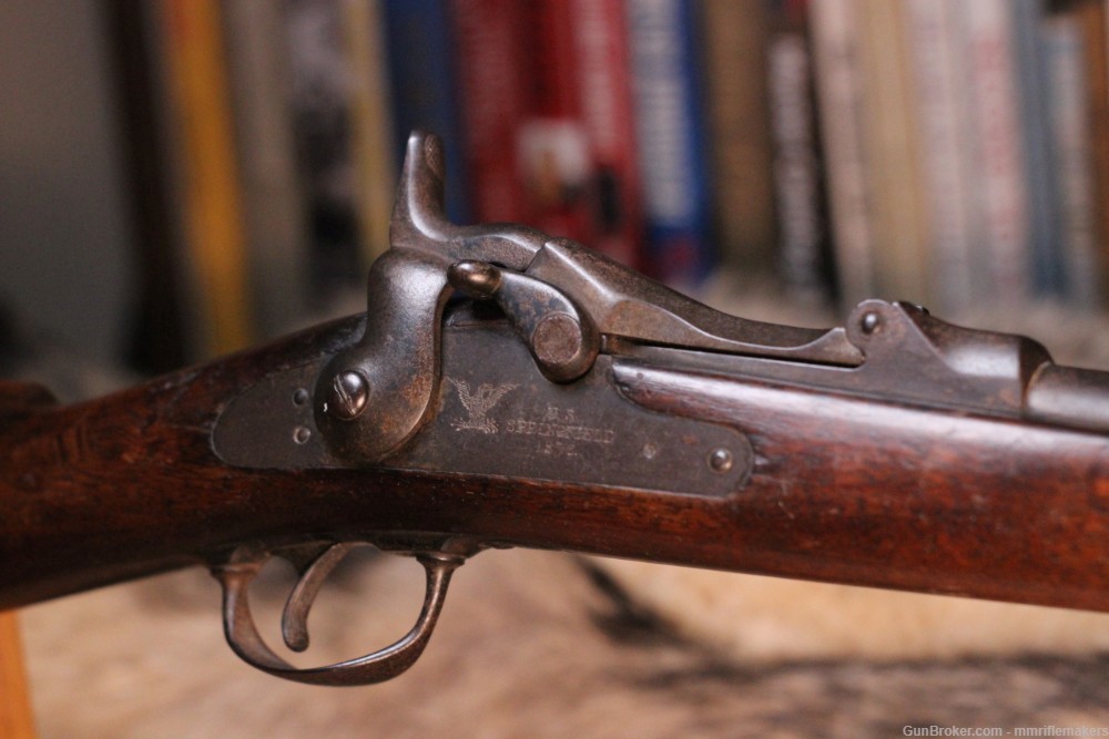 US Springfield Model 1879 Trapdoor Saddle Ring Carbine 45-70 Caliber-img-0