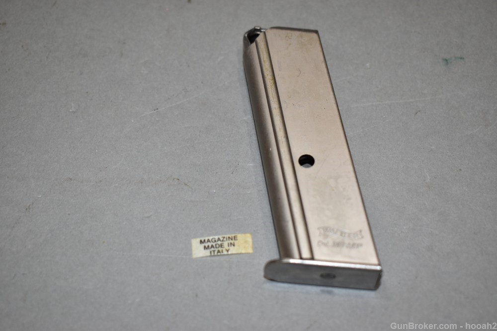 Excellent Walther PPK/S Nickel 7 Rd 380 ACP 9mm Kurz Magazine-img-1
