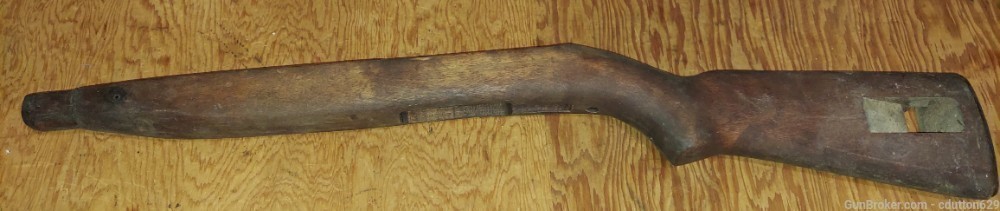 M1 Carbine wood stock Italian marked-img-1