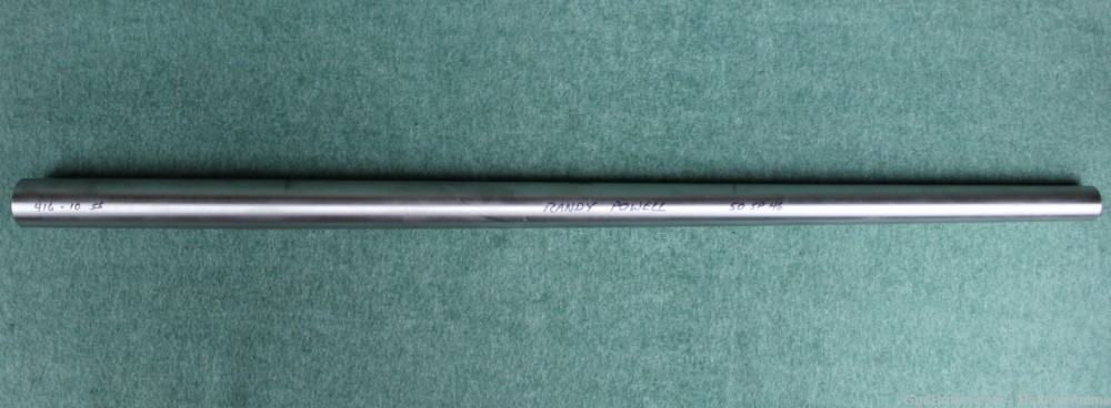 Lilja .416 Cal Barrel Blank 1:10" Twist Rate 38" Length 19 Pounds Stainless-img-0